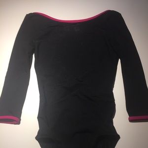 Mariia black and pink leotard size medium child